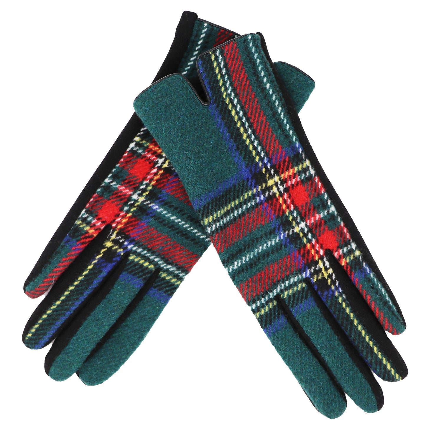 Traditional Tartan Gloves Touch Screen