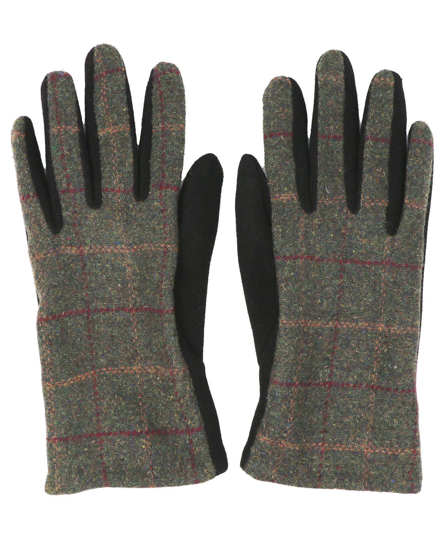 Mens Traditional Tartan gloves, One Size, Touchscreen Compatible