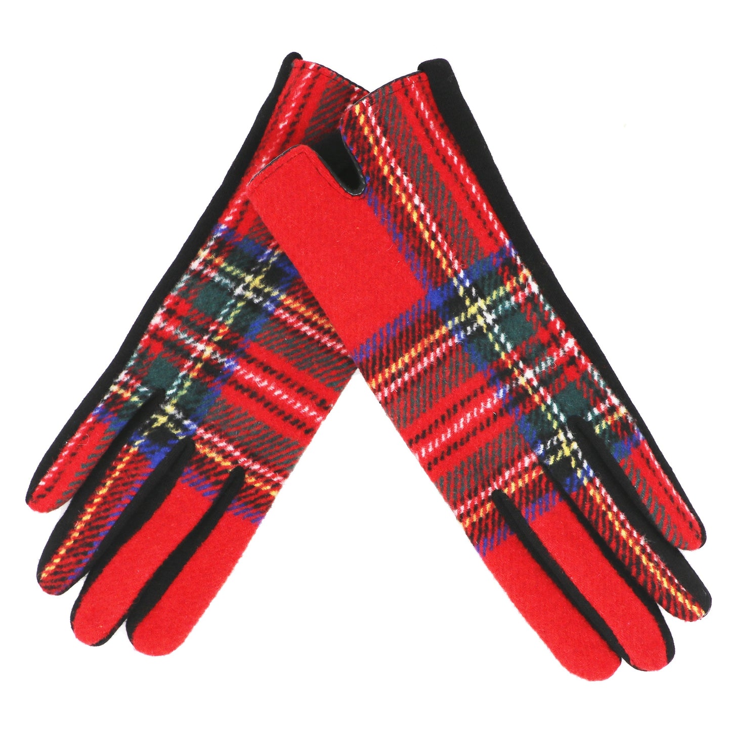 Traditional Tartan Gloves Touch Screen
