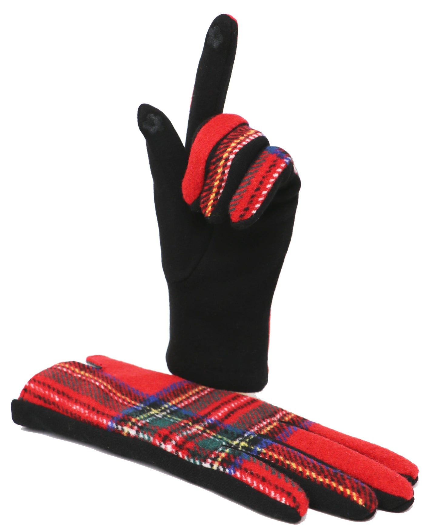 Traditional Tartan Gloves Touch Screen