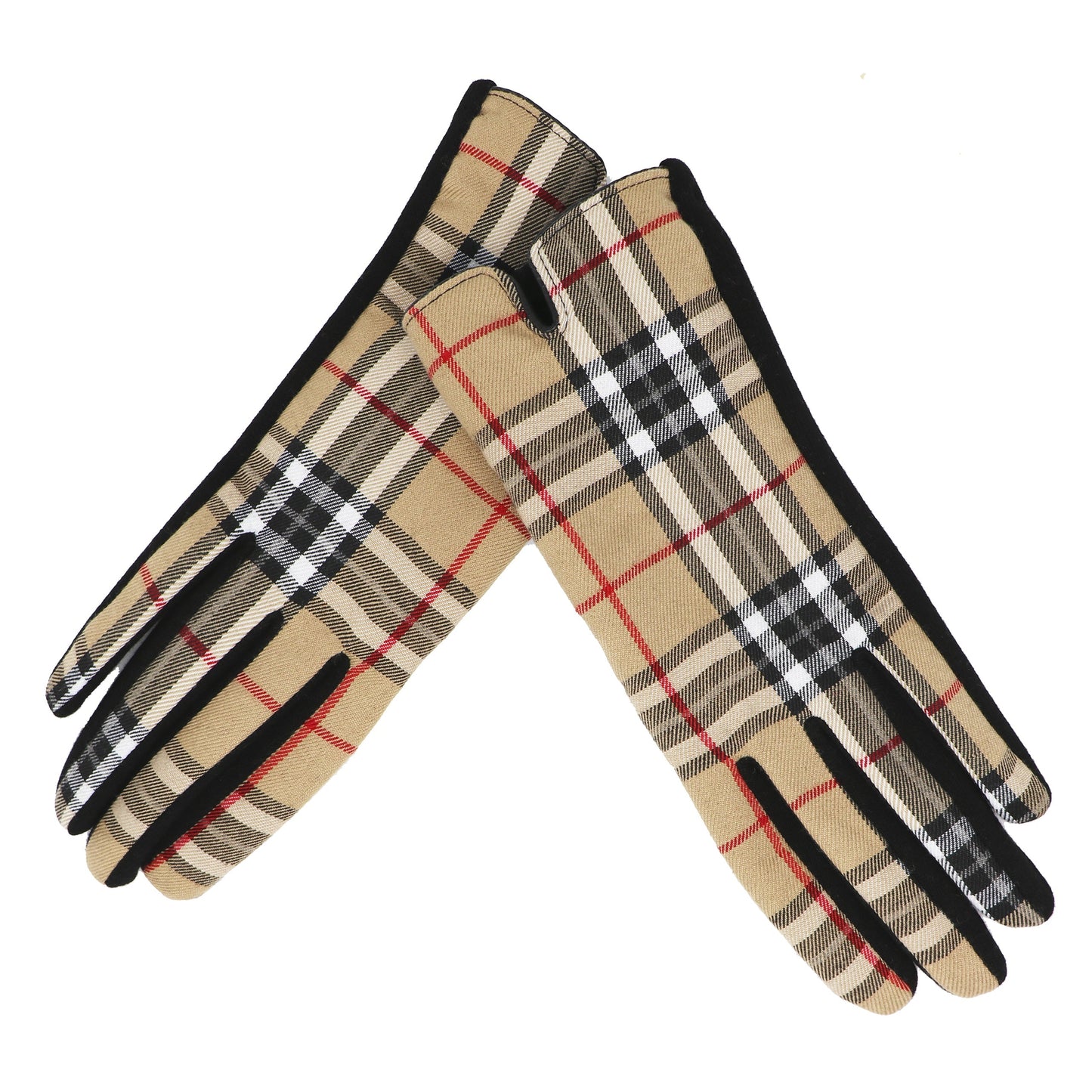 Traditional Tartan Gloves Touch Screen
