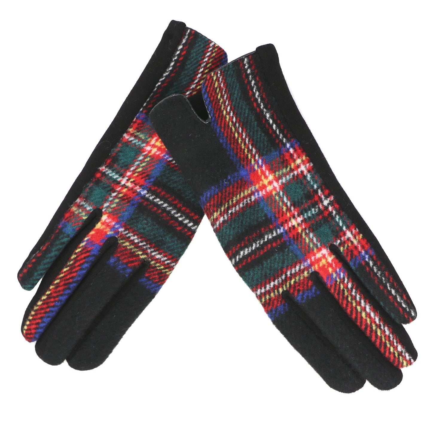 Traditional Tartan Gloves Touch Screen