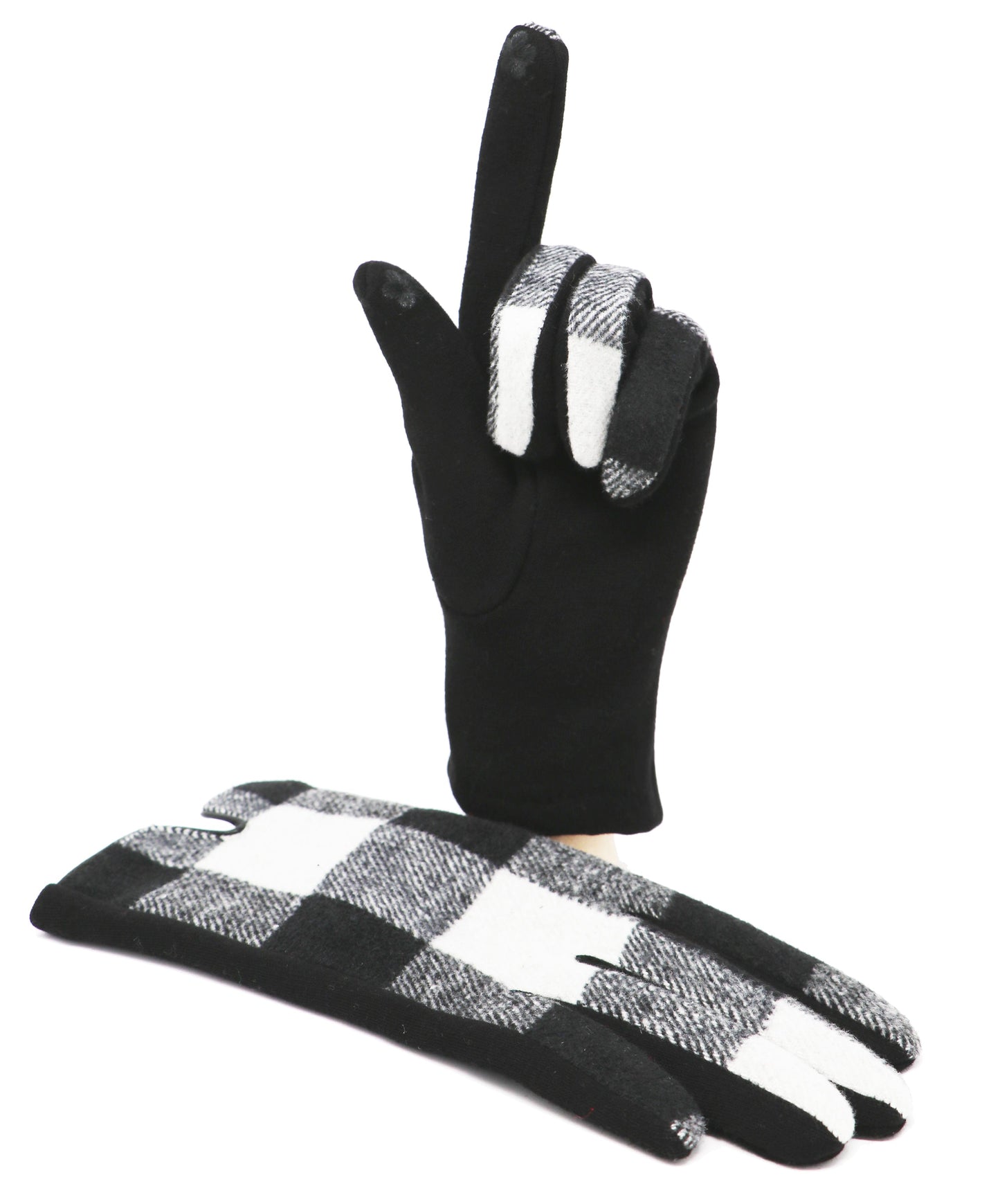 Traditional Tartan Gloves Touch Screen