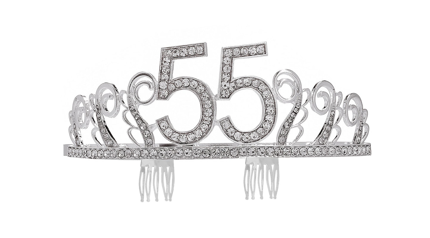 Diamanté Birthday Crown, 18-90 One Size
