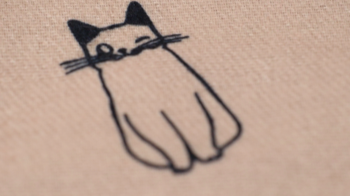Cat Scarf with Tassels