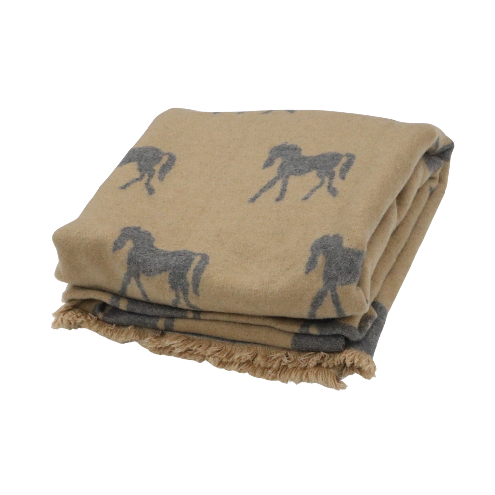 Supersoft Horse reversible scarf