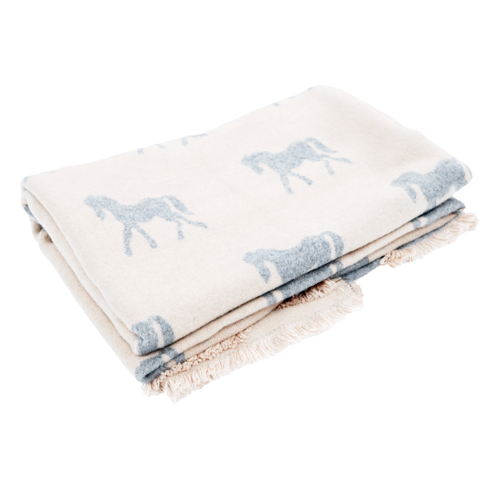 Supersoft Horse reversible scarf