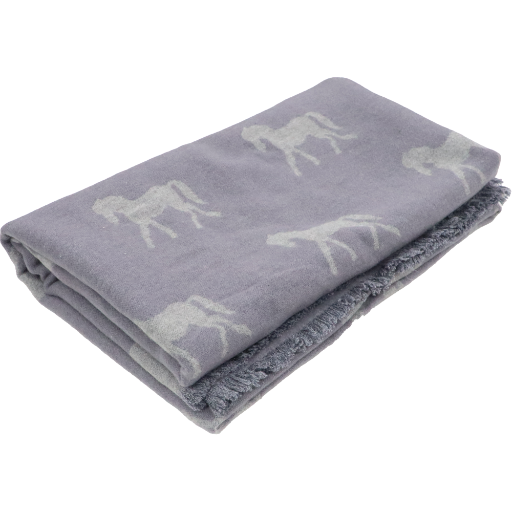 Supersoft Horse reversible scarf