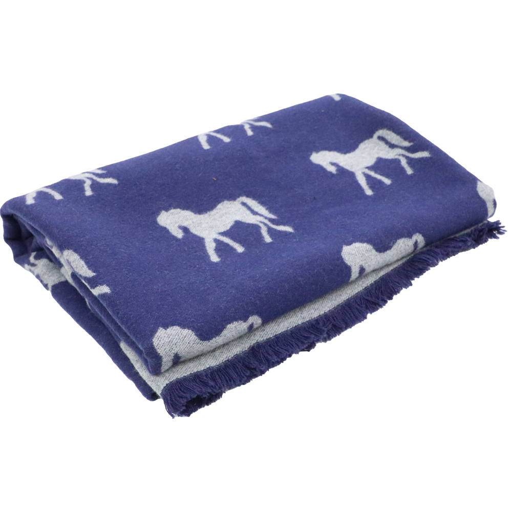 Supersoft Horse reversible scarf