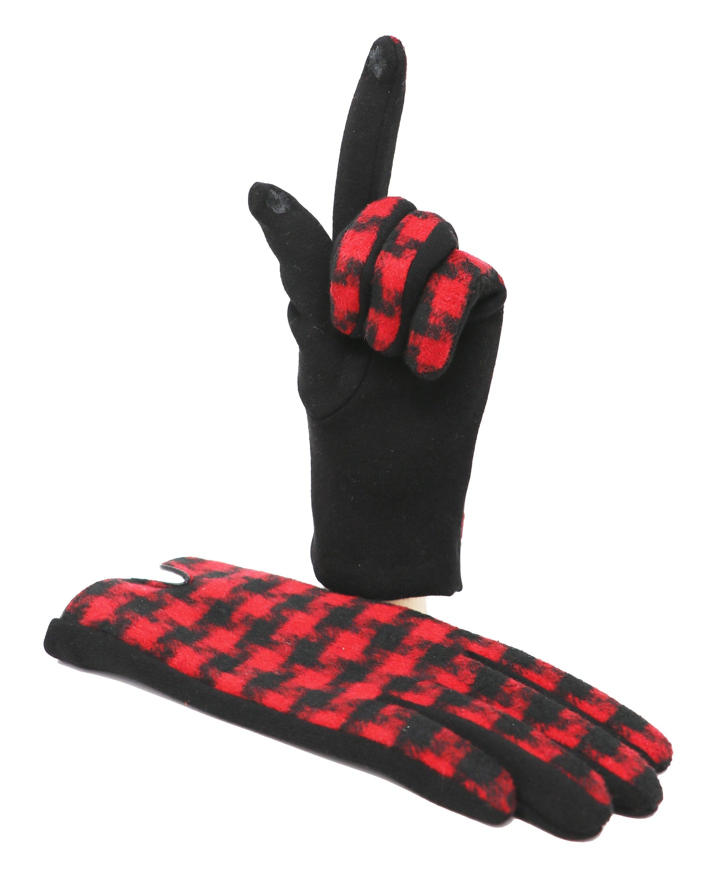 Traditional Tartan Gloves Touch Screen