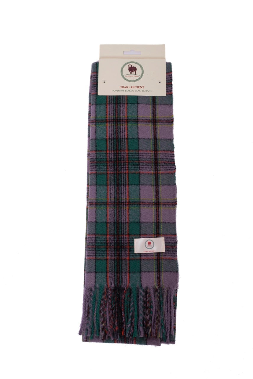 Tartan Clan Scarves A-L