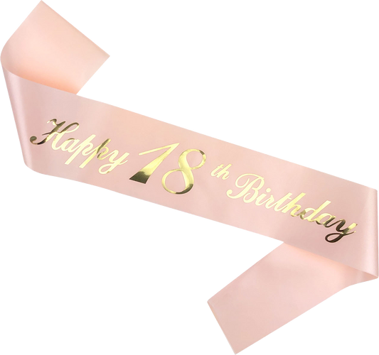 Birthday Sash 15-50